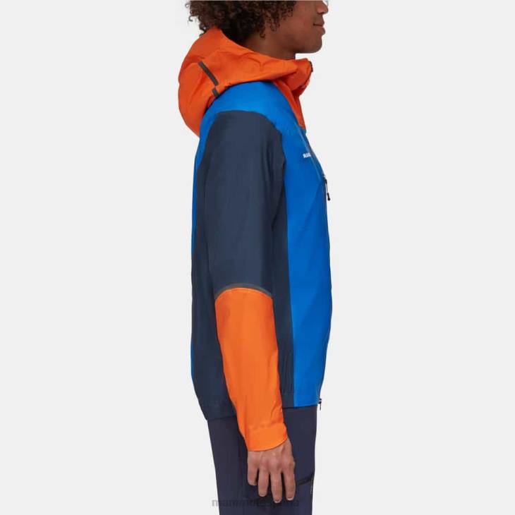 Mammut hombres ropa chaqueta con capucha Nordwand Light HS FZHP683 noche-azurita