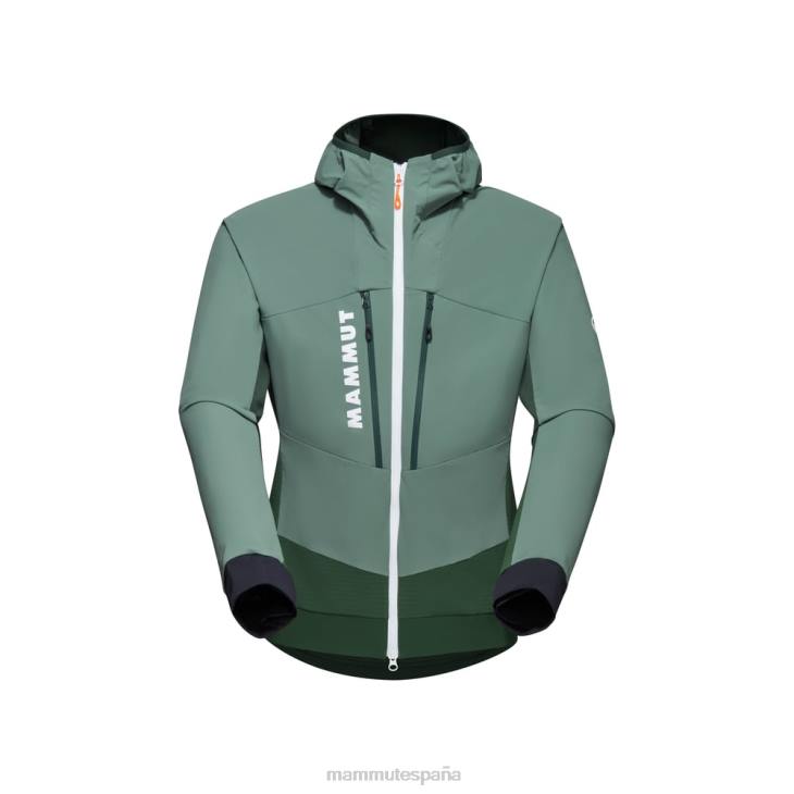 Mammut hombres ropa chaqueta con capucha aenergy so hybrid FZHP664 maderas de jade oscuro