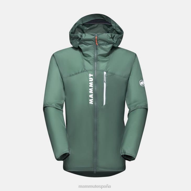 Mammut hombres ropa chaqueta con capucha aenergy wb FZHP634 jade oscuro