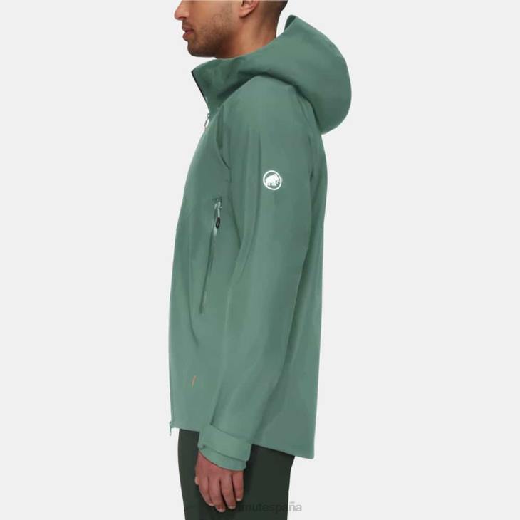 Mammut hombres ropa chaqueta con capucha crater iv hs FZHP13 jade oscuro