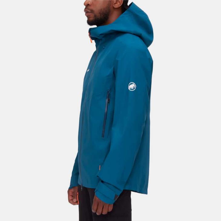 Mammut hombres ropa chaqueta con capucha crater iv hs FZHP661 hielo profundo