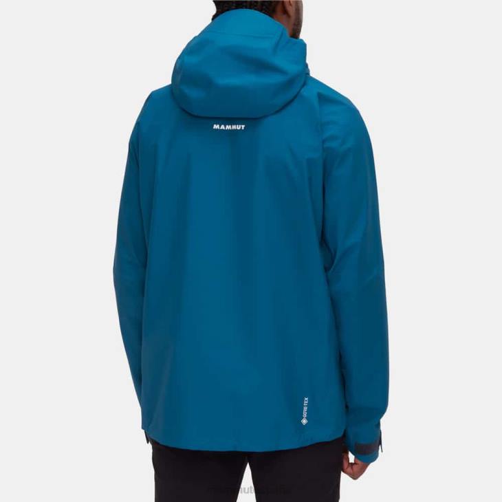 Mammut hombres ropa chaqueta con capucha crater iv hs FZHP661 hielo profundo