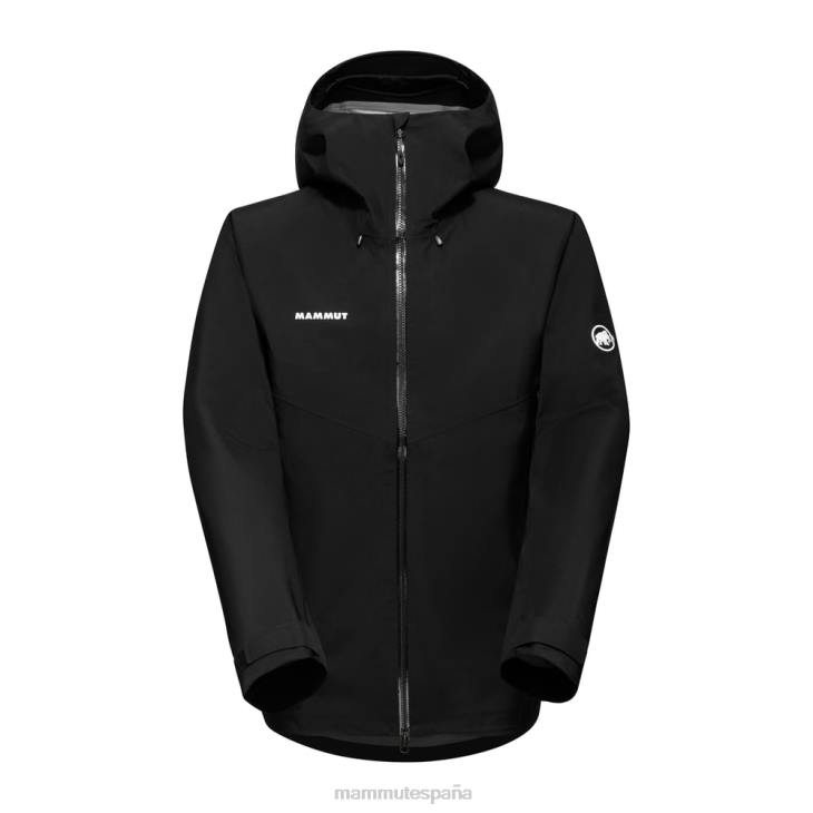 Mammut hombres ropa chaqueta con capucha crater iv hs FZHP662 negro