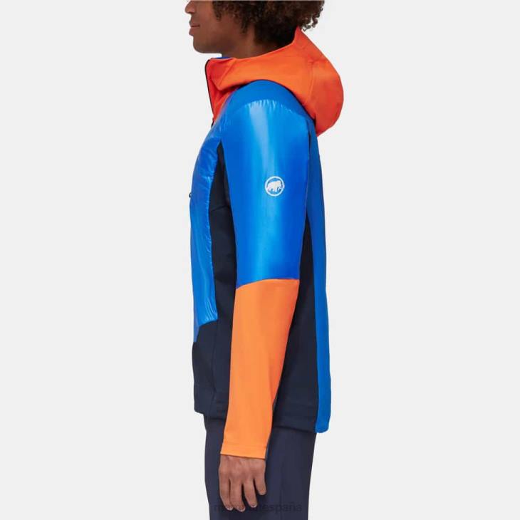 Mammut hombres ropa chaqueta con capucha eisfeld so hybrid FZHP28 noche-azurita