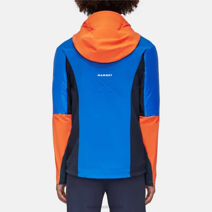Mammut hombres ropa chaqueta con capucha eisfeld so hybrid FZHP28 noche-azurita