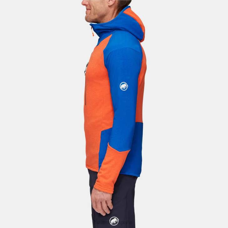 Mammut hombres ropa chaqueta con capucha eiswand advanced ml FZHP967 arumita-azurit