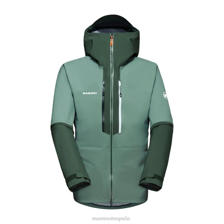 Mammut hombres ropa chaqueta con capucha taiss hs FZHP693 maderas de jade oscuro