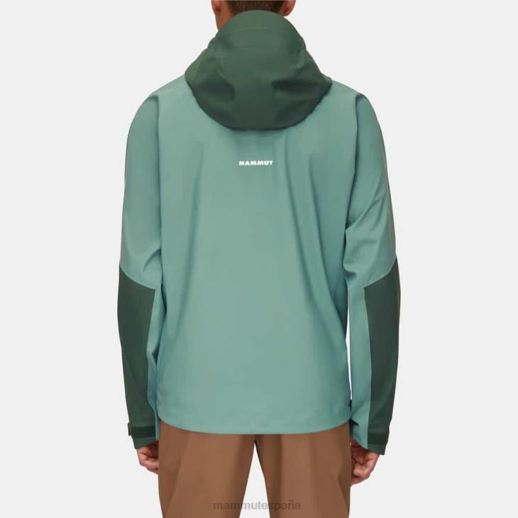 Mammut hombres ropa chaqueta con capucha taiss hs FZHP693 maderas de jade oscuro