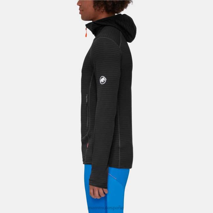 Mammut hombres ropa chaqueta con capucha taiss light ml FZHP636 negro