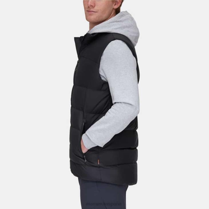 Mammut hombres ropa cuerno blanco en chaleco FZHP35 negro