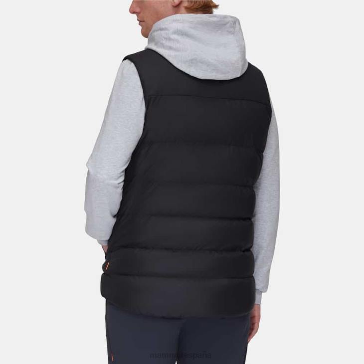Mammut hombres ropa cuerno blanco en chaleco FZHP35 negro