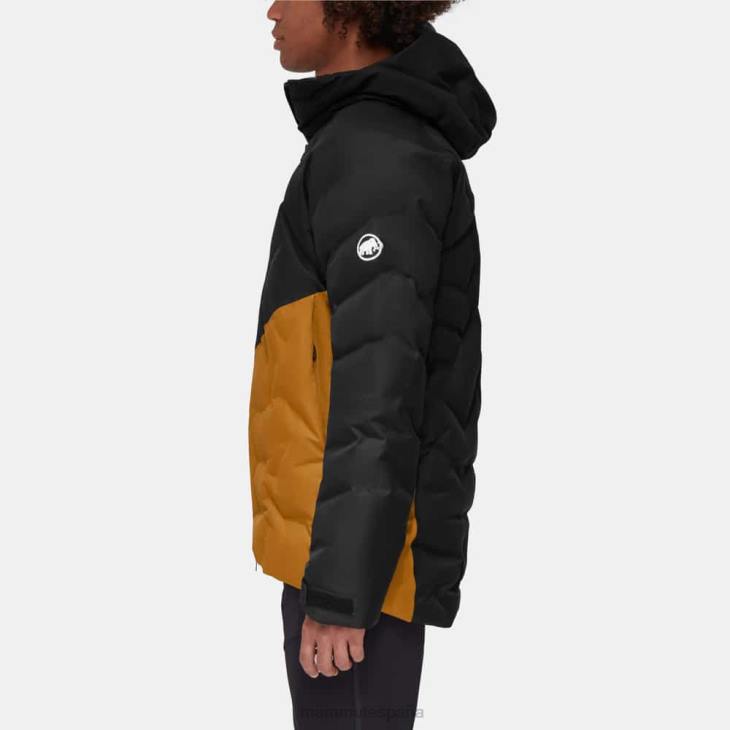 Mammut hombres ropa photics ski hs chaqueta térmica con capucha FZHP31 guepardo negro