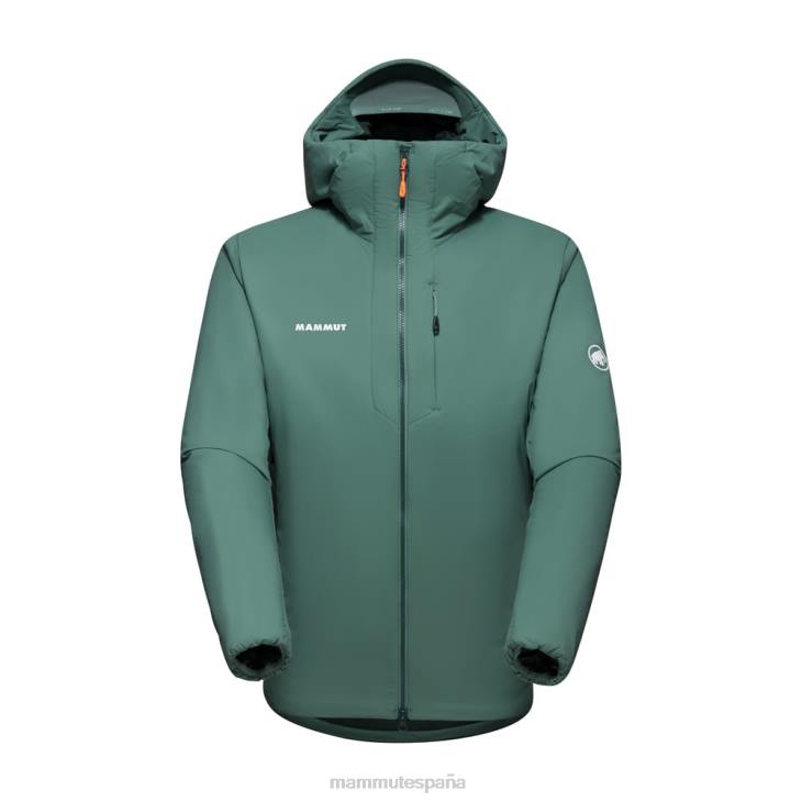Mammut hombres ropa rime en chaqueta con capucha flexible FZHP73 jade oscuro