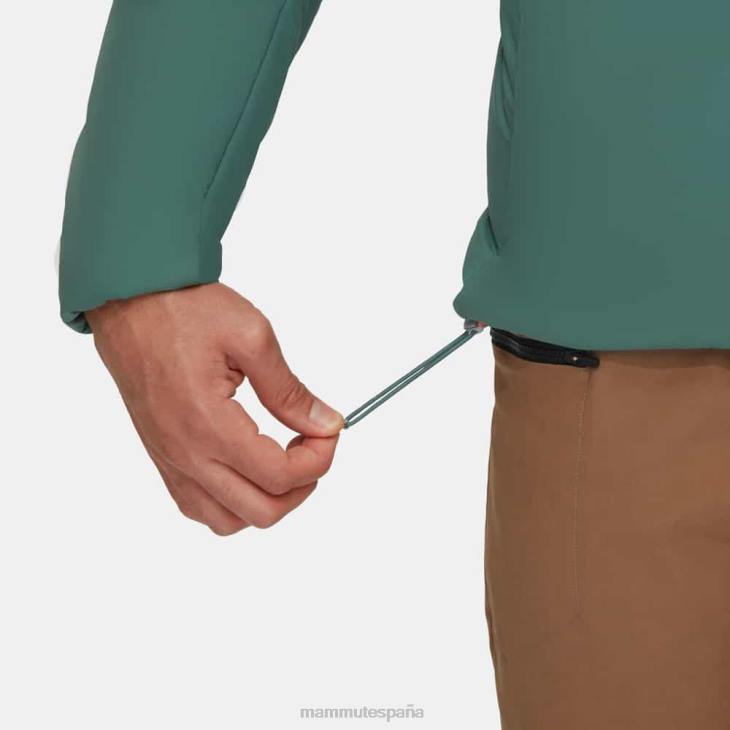 Mammut hombres ropa rime en chaqueta con capucha flexible FZHP73 jade oscuro