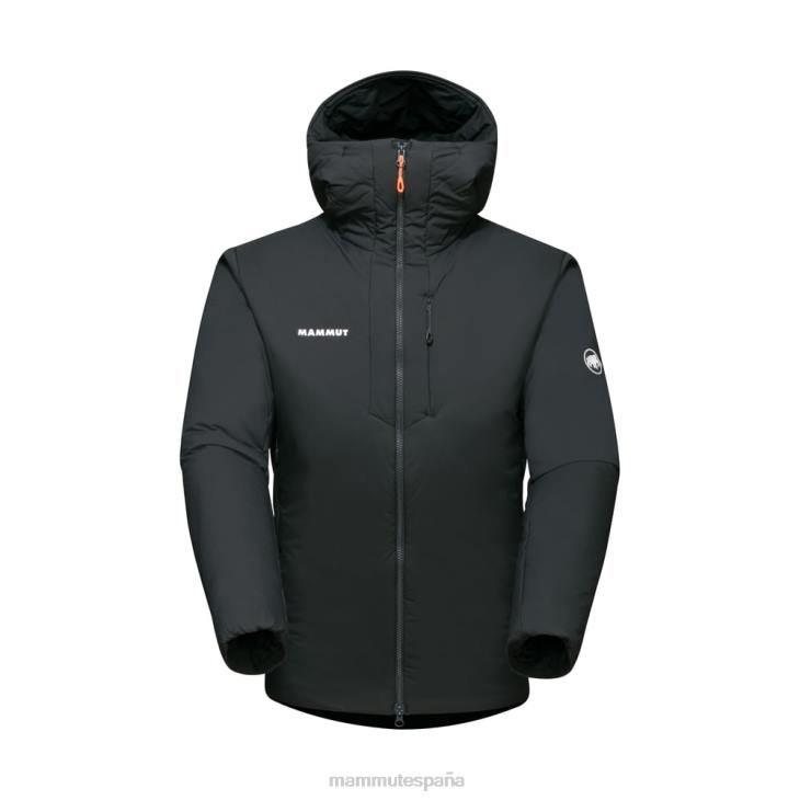 Mammut hombres ropa rime en chaqueta con capucha flexible FZHP754 fantasma negro