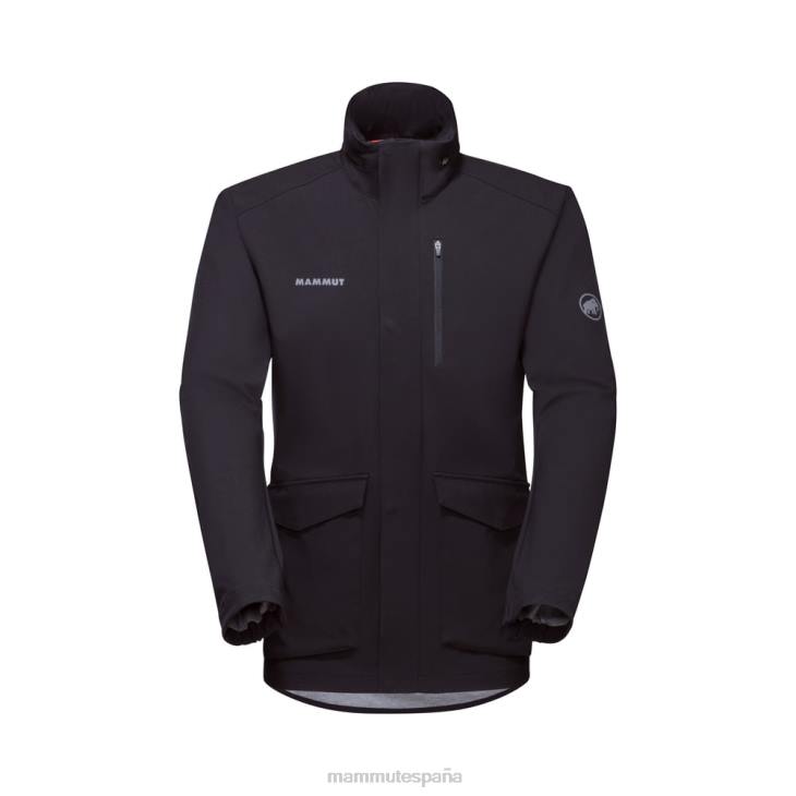 Mammut hombres ropa seon tan chaqueta con capucha FZHP89 negro