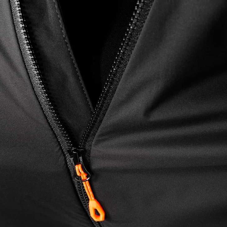 Mammut hombres ropa taiss con chaqueta híbrida con capucha FZHP55 negro