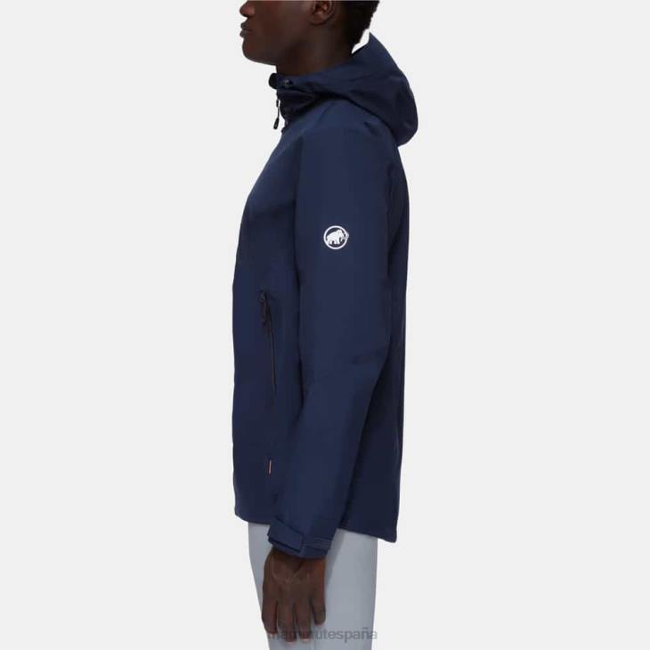 Mammut hombres ropa transmitir chaqueta con capucha tour hs FZHP749 marina