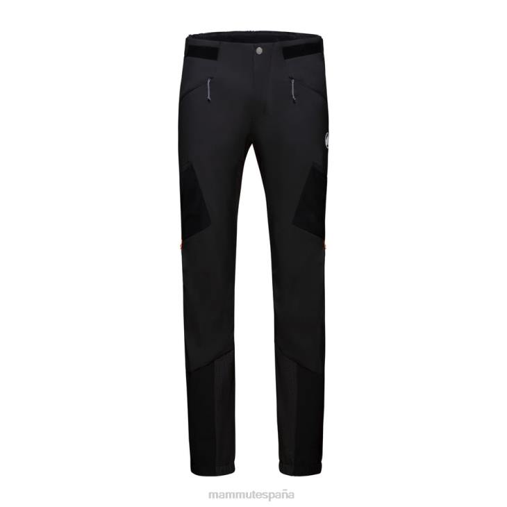 Mammut hombres ropa aenergy en pantalones híbridos FZHP116 negro-naranja vibrante