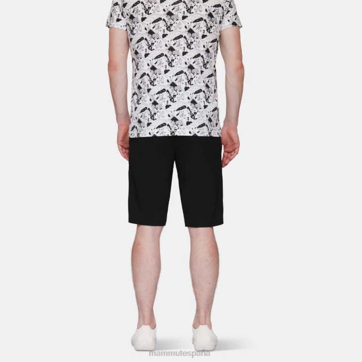 Mammut hombres ropa pantalones cortos ligeros massone FZHP101 negro