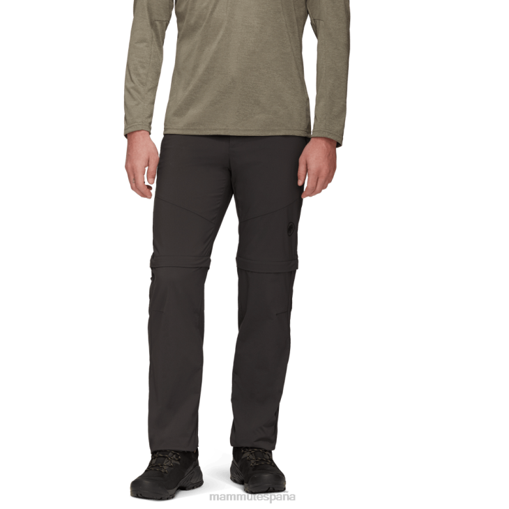 Mammut hombres ropa pantalones de senderismo con cremallera FZHP1124 fantasma