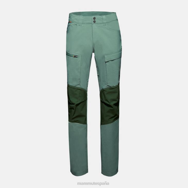 Mammut hombres ropa pantalones híbridos zinal FZHP971 maderas de jade oscuro