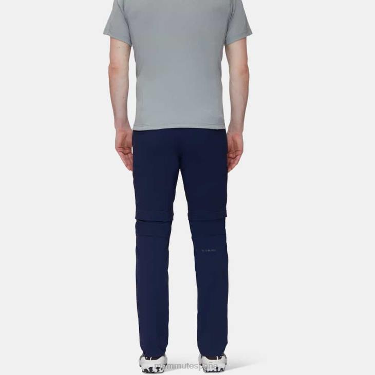 Mammut hombres ropa pantalones runbold con cremallera FZHP1121 marina