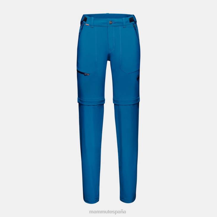 Mammut hombres ropa pantalones runbold con cremallera FZHP1123 hielo profundo