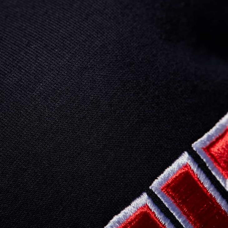 Mammut hombres ropa logotipo con capucha ml FZHP260 negro-picante