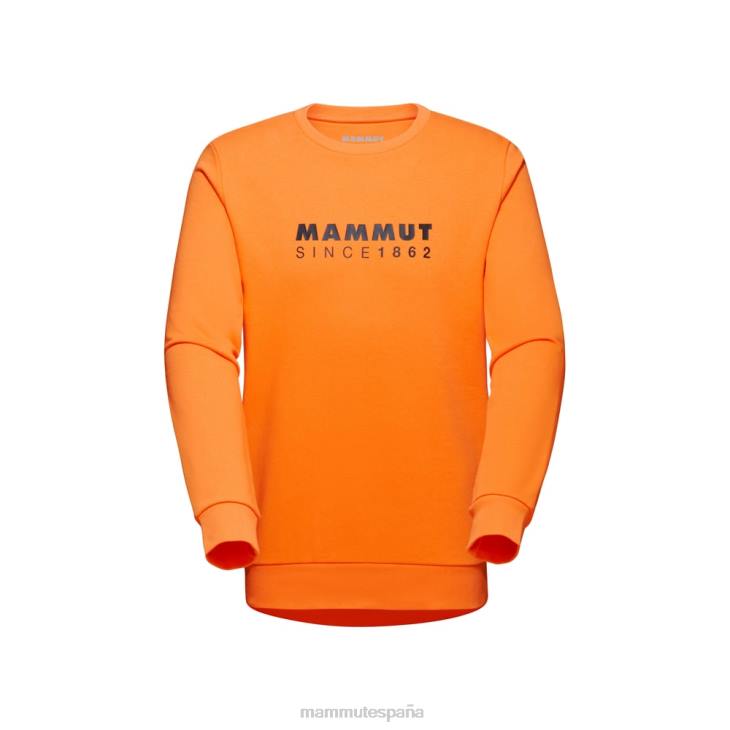 Mammut hombres ropa logotipo de cuello redondo core ml FZHP1037 mandarina oscura