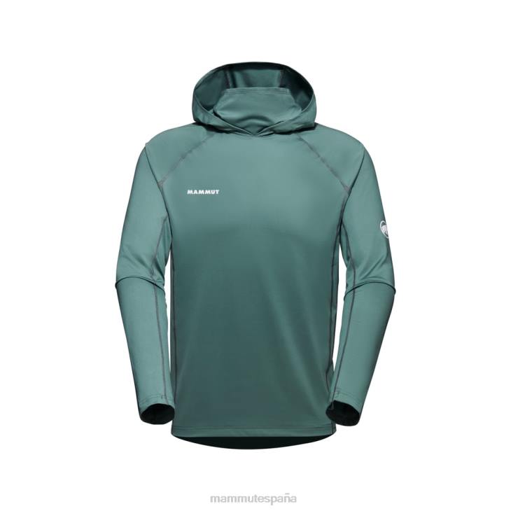 Mammut hombres ropa sudadera con capucha selun fl sun FZHP2 jade oscuro