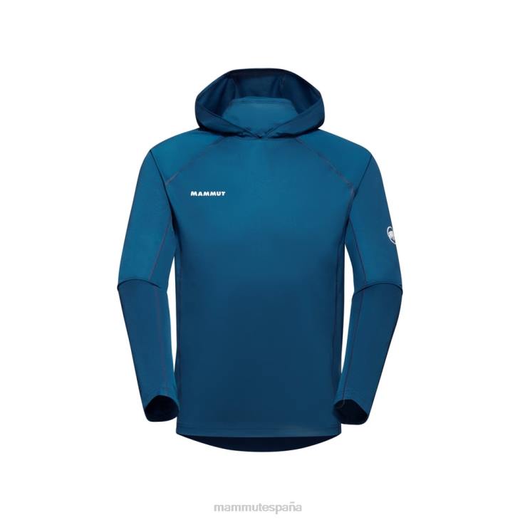 Mammut hombres ropa sudadera con capucha selun fl sun FZHP631 hielo profundo