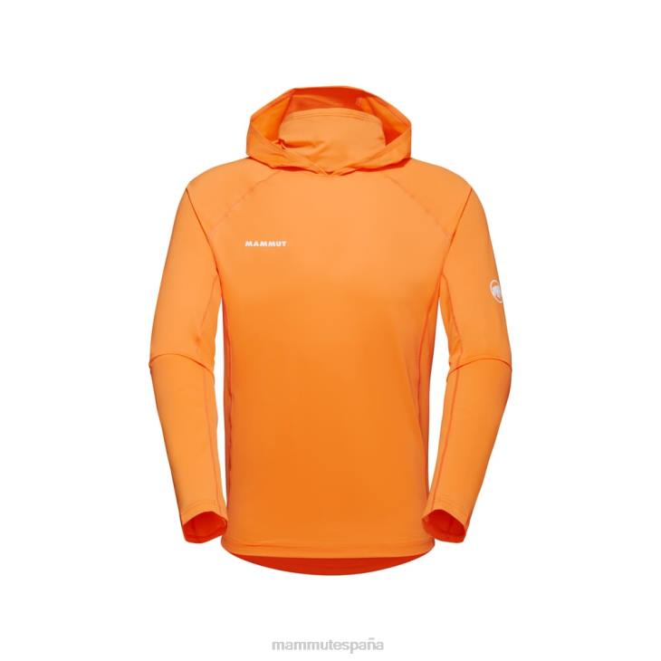 Mammut hombres ropa sudadera con capucha selun fl sun FZHP632 Mandarina