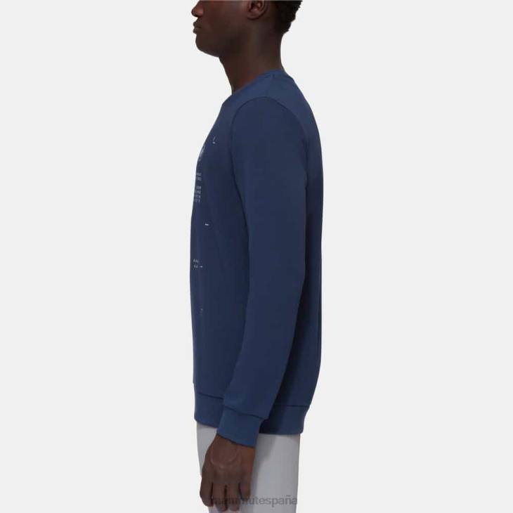 Mammut hombres ropa visera con cuello redondo core ml FZHP873 marina