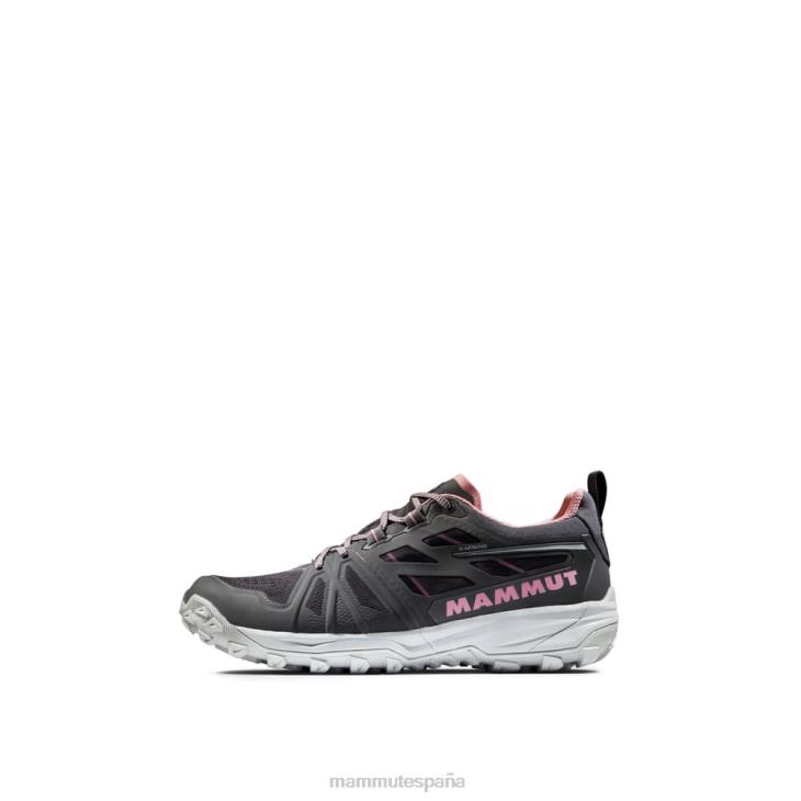 Mammut mujer calzado saentis bajo gtx FZHP1299 rosa de polvo oscuro asfalto