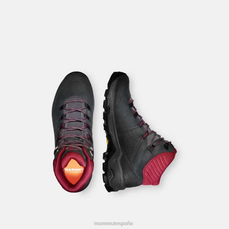 Mammut mujer calzado nova iv mid gtx FZHP355 rojo sangre negro