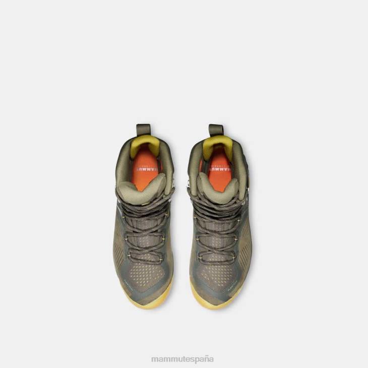 Mammut mujer calzado sapuen alta gtx FZHP1259 verde estaño-ámbar oscuro