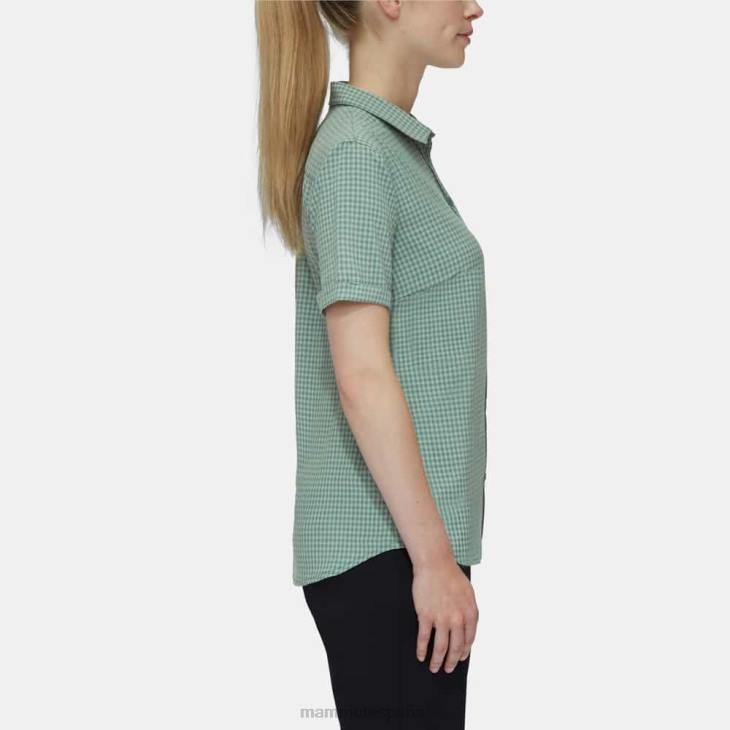 Mammut mujer ropa camisa aada FZHP104 jade-jade oscuro