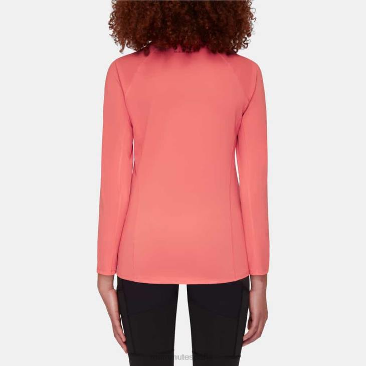 Mammut mujer ropa logotipo de manga larga selun fl FZHP867 salmón