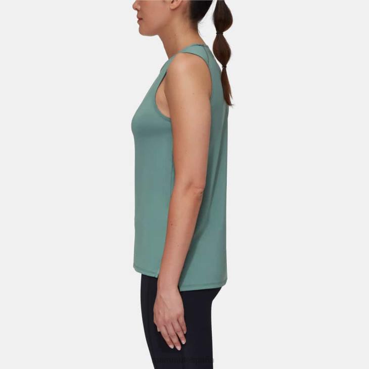 Mammut mujer ropa camiseta sin mangas selun fl FZHP806 jade oscuro