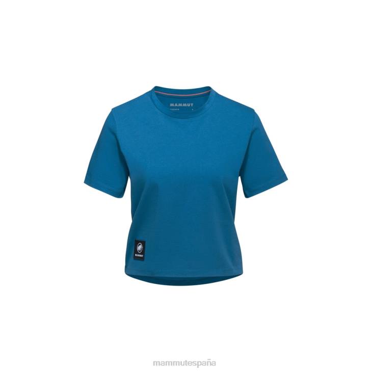 Mammut mujer ropa camiseta Massone con parche recortado FZHP978 hielo profundo