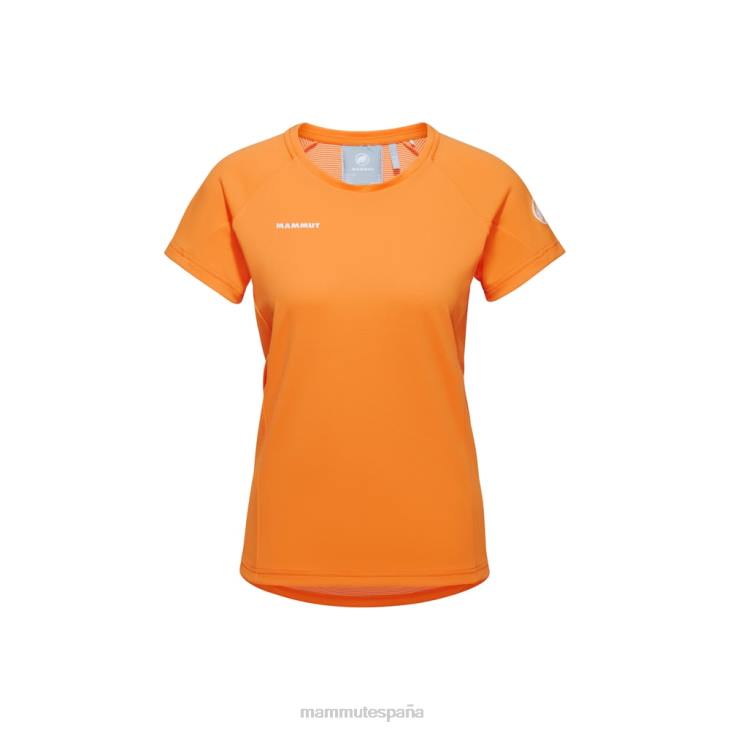 Mammut mujer ropa camiseta aegility fl FZHP1074 Mandarina