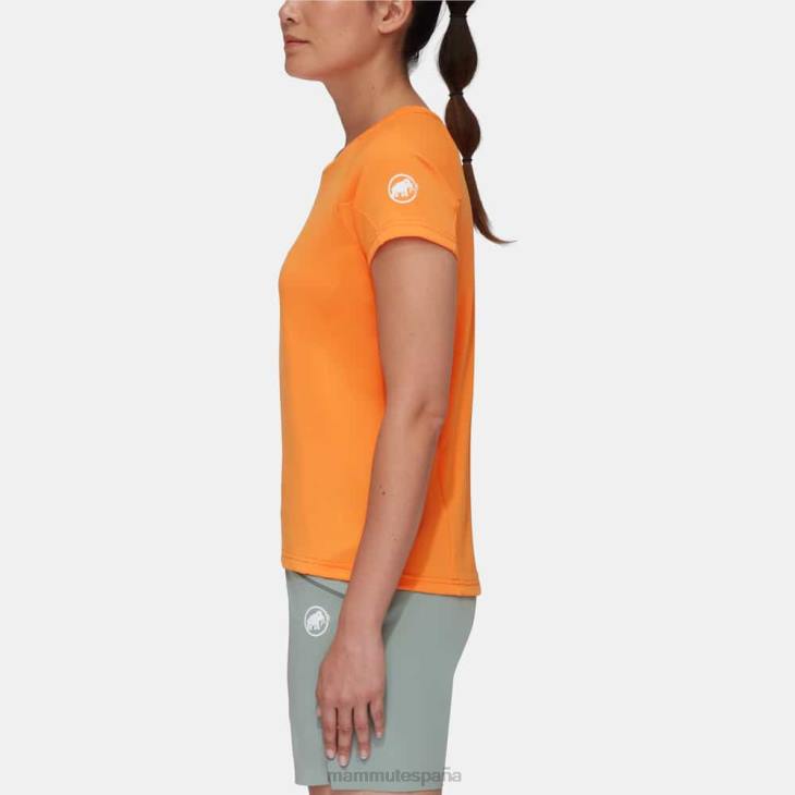 Mammut mujer ropa camiseta aegility fl FZHP1074 Mandarina