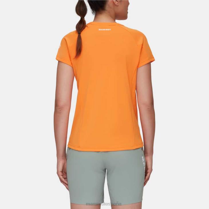 Mammut mujer ropa camiseta aegility fl FZHP1074 Mandarina