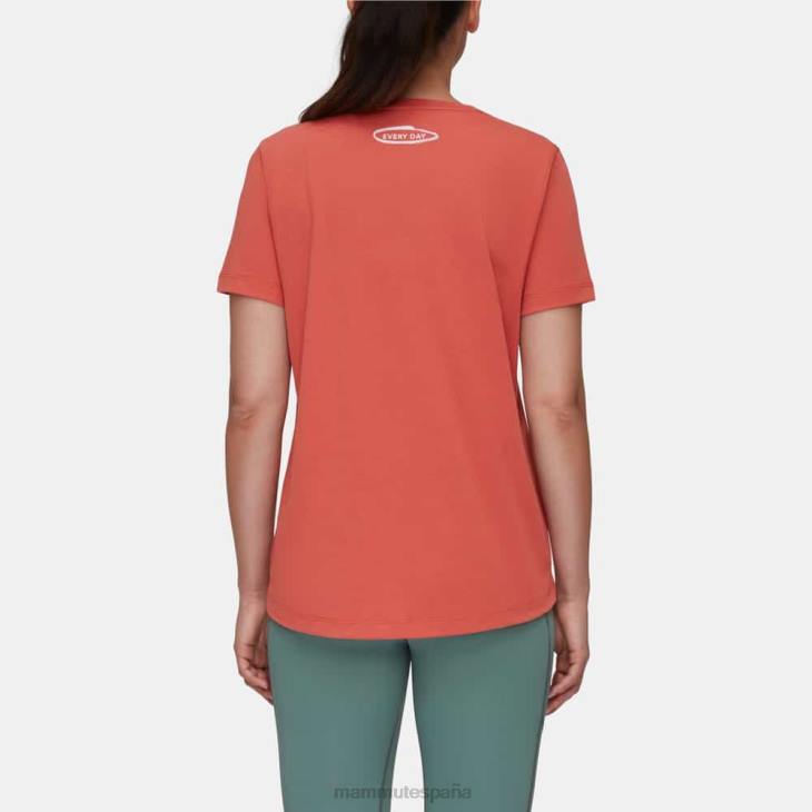 Mammut mujer ropa camiseta central todos los días FZHP1099 terracota
