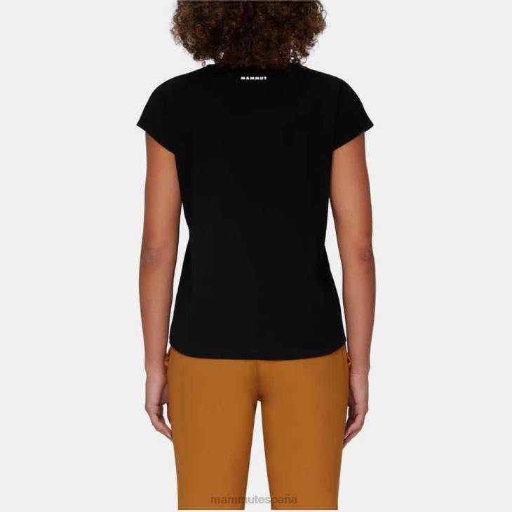 Mammut mujer ropa camiseta fuera de la montaña FZHP1114 negro