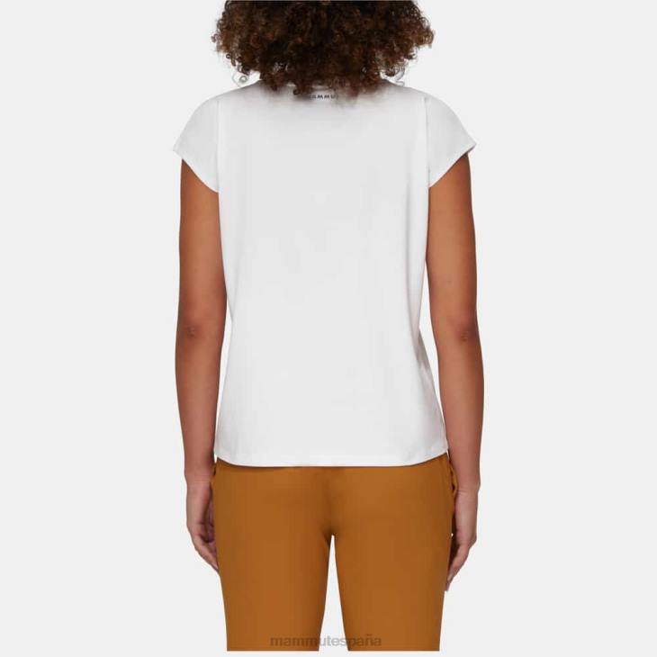 Mammut mujer ropa camiseta fuera de la montaña FZHP263 blanco