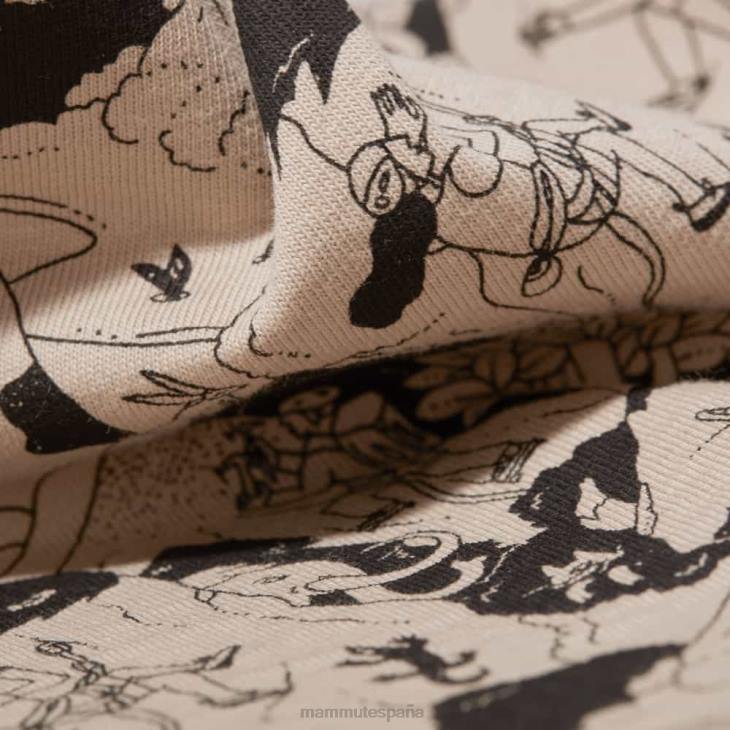 Mammut mujer ropa camiseta massone escena de escalada FZHP1107 sabana-negro