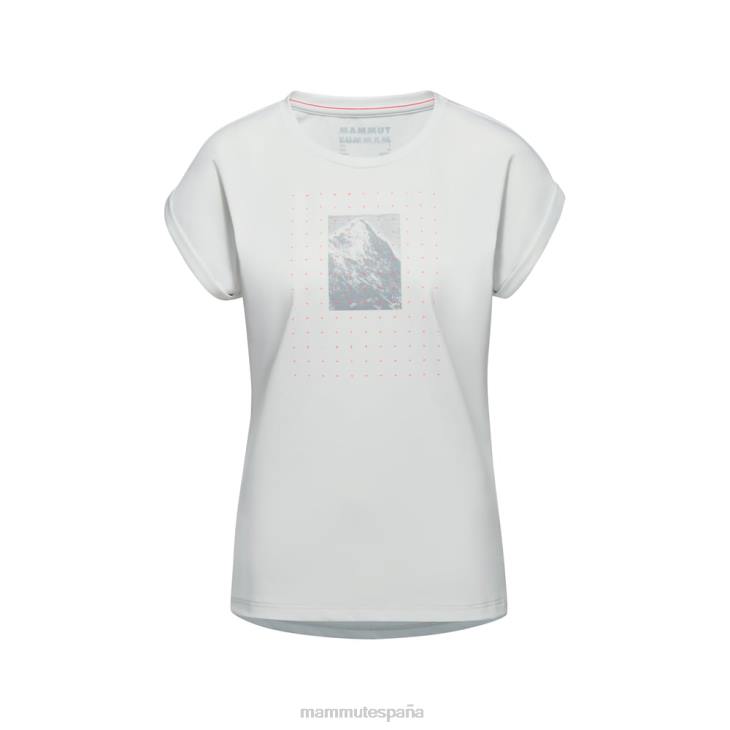 Mammut mujer ropa camiseta montaña eiger FZHP892 blanquecino
