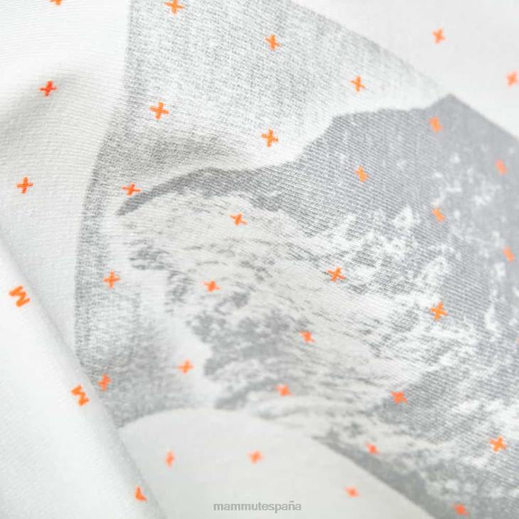 Mammut mujer ropa camiseta montaña eiger FZHP892 blanquecino